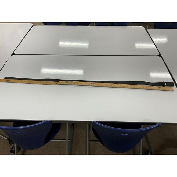 New No Tags Dickies Black Coated Leather Belt 2X - 46-48 Anchor Buckle Closure - Picture 9 of 9